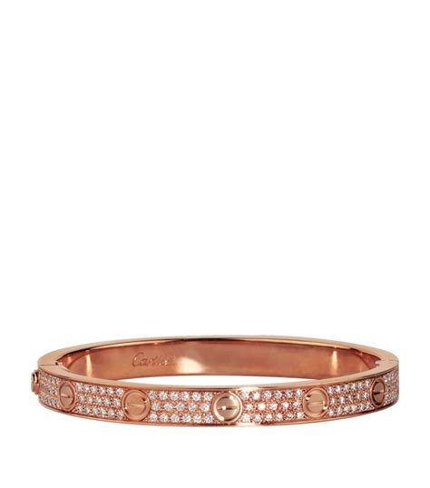 cartier love bracelet 17 rose gold|cartier bracelet rose gold authenticity.